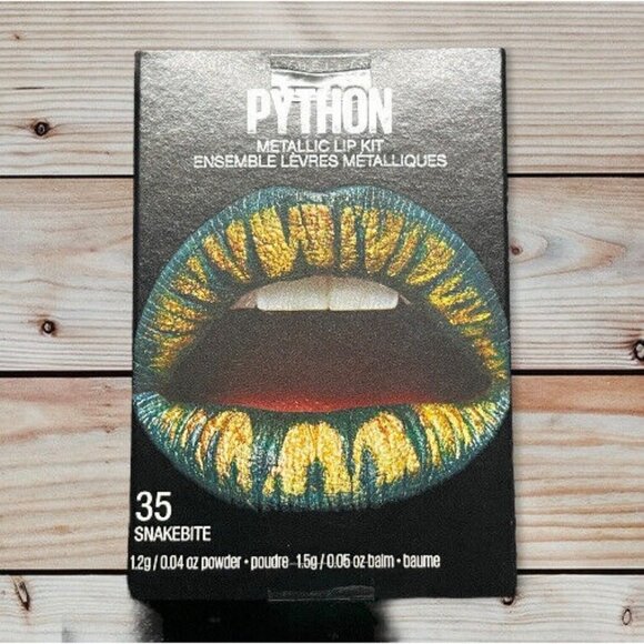 Maybelline NY Lip Studio Python Metallic Lip Makeup Kit, #35 SNAKEBITE NEW - Picture 1 of 3